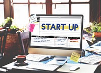 Startup Business Plan New Business Launch Concept