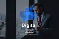Digital Online Website Technology Concept