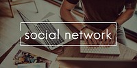 Social Network Connection Internet Sharing Chat Concept