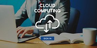 Cloud Computing Network Storage Technology Data Concept