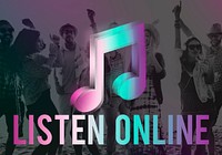 Digital Music Streaming Online Entertainment Media Concept