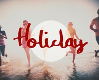 Holiday Vacation Adventure Travel Word Concept