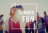 Summer Fun Beach Friendship Holiday Vacation Concept