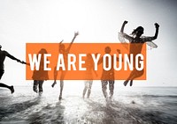 Young Youth Inspirational Energy Teenagers Concept