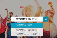 Summer Dance Summer Dance Leisure Happiness Concept