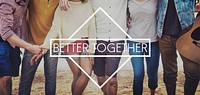 Better Together Community Family Support Concept