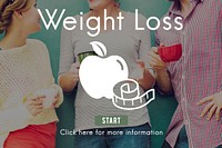 Weight Loss Diet Fitness Exercise Healthy Lifestyle Concept