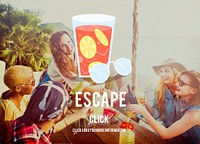 Summer Holiday Beach Escape Happiness Concept