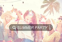 Summer Party Freedom Happiness Holiday Concept