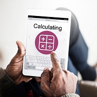 Digital Calculator Webpage Application Concept