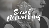 Social Media Connection Networking Chat Concept