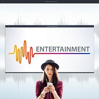 Online Music Multimedia Entertainment Sounds Concept