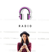 Headphone Audio Music Listen Graphic Concept