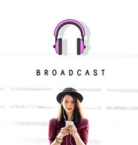 Headphone Audio Music Listen Graphic Concept