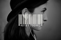 Bar Code Item Label Sign Concept