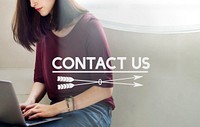 Contact Us Get Touch Reach Out Concept