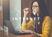 Internet Connection Networking Webpage Concept