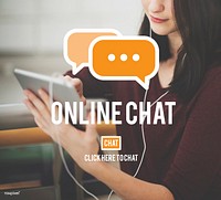 Online Communication Chat Conversation Global Concept