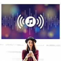 Music Listening Audio Application Equalizer Concept