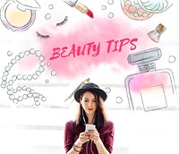 Beauty Tips Makeup Accessories Concept