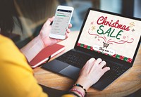 Christmas Sale Winter Promotion Offer Concept