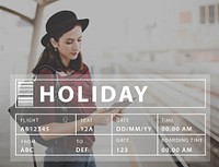 Holiday Travel Tourism Relaxation Graphic Concept