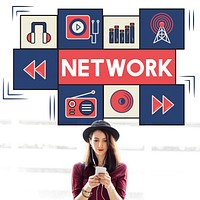 Network Internet Matrix Connection Domain Concept