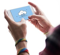 Cloud Networking Data Storage Online Technology Concept
