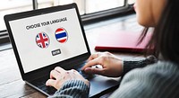 Thai English Language Communication Global Concept