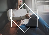 Trendy Design Fashion Modern Style Marketing Concept