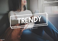 Trendy Design Fashion Modern Style Marketing Concept