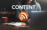 Blog Content Global Communications Connection Concept