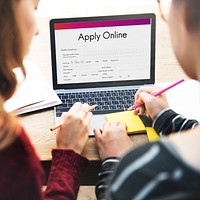 Apply Online Application College Form Concept