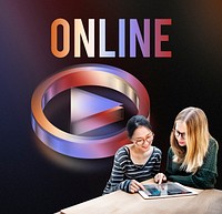 Digital Music Streaming Online Entertainment Media Concept