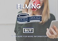 Filming Cinema Media Movie Production Studio Concept