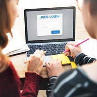User Login Security Privacy Protection Concept
