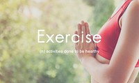 Exercise Fitness People Outdoors Graphic Concept