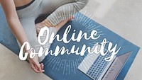 Online Communication Community Social Media Concept