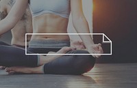 Yoga Exercise Posing Flexible Concept