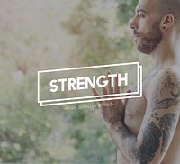 Strength Athlete Activity Strong Traning Yoga Gym Concept