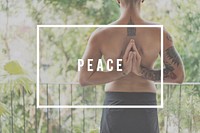 Peace Meditation Practice Power Concept