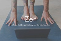 Zen Spirituality Buddhism Body and Mind Meditation Concept
