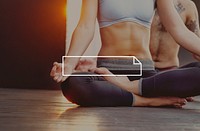 Yoga Exercise Posing Flexible Concept