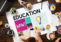 Education LIght Bulb Ideas Knowledge School Concept