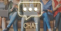 Chat Message Social Network Texting Graphic Concept