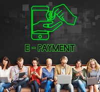 Payment Banking Transaction Accounting E-Payment Concept