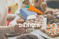 Dinner Diner Mene Food Concept