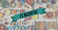 Flavorful Food Eating Party Celebration Concept