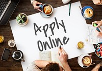 Apply Online Registration Application Networking Online Concept