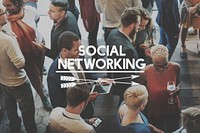 Social Media Socialize Technology Blog Concept